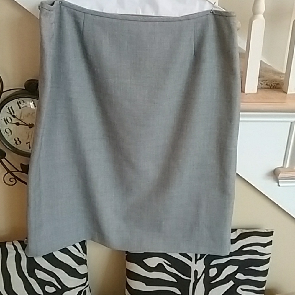 Gray Isabella Suit Skirt